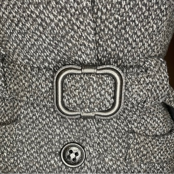 SOLD Soia & Kyo Wool Blend Belted Jacket Coat - Medium - Picture 2 of 3